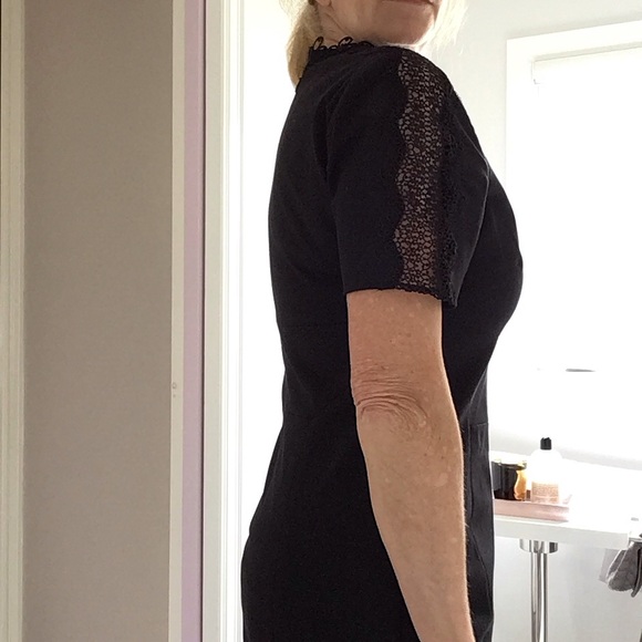 Elie Tahari knee length black dress - Picture 8 of 9